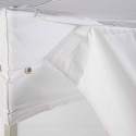 Auvent blanc pour tente pliante 3m - 300g/m²