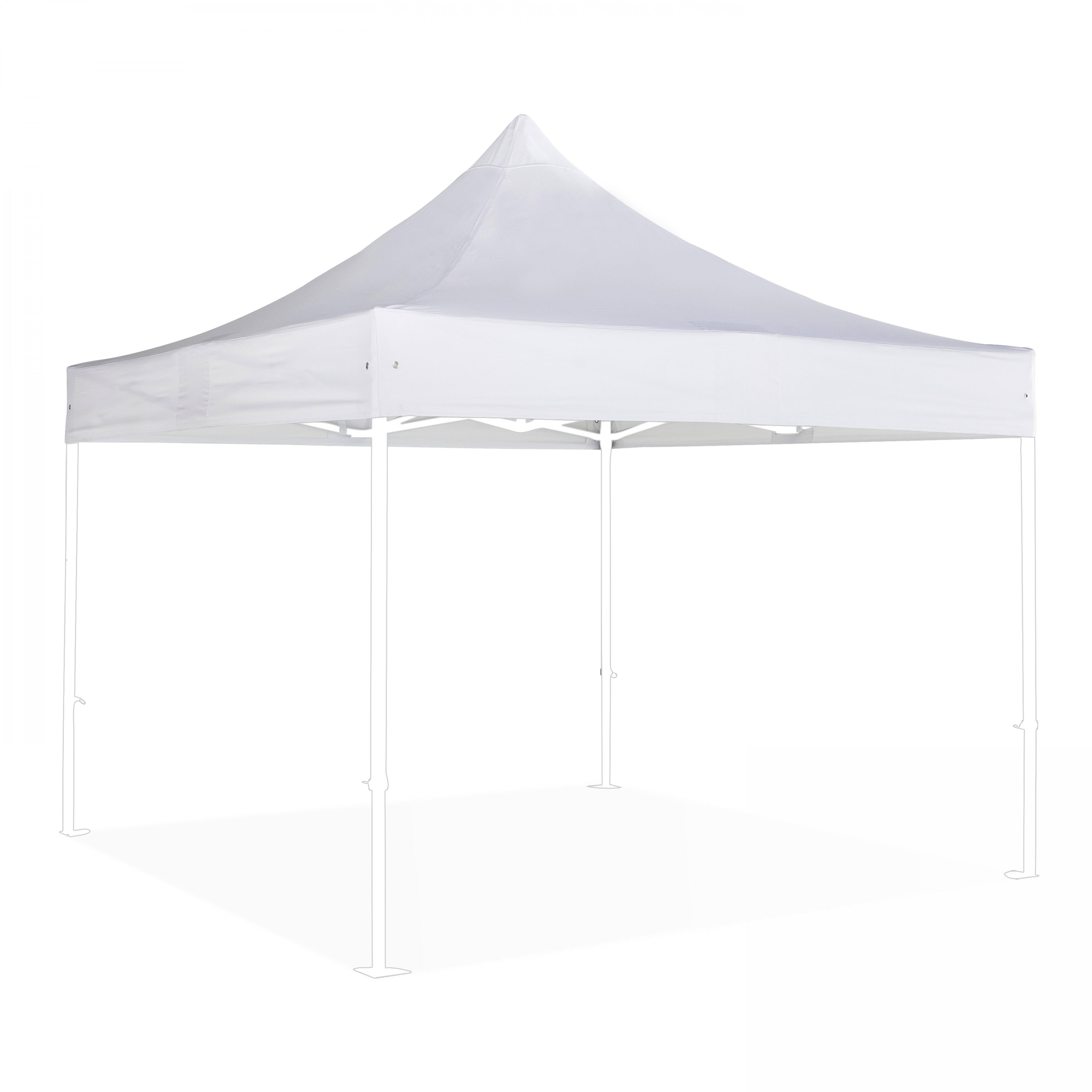 Bâche de toit blanche 4x4m 520g/m² - M2