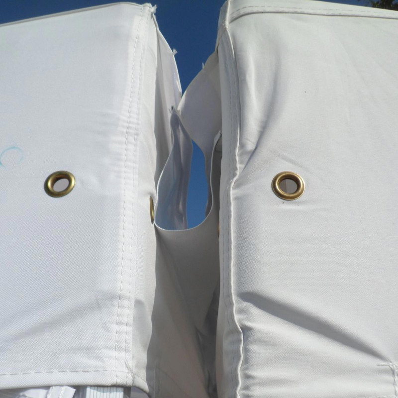 Gouttière blanche 4m - 300gr/m2