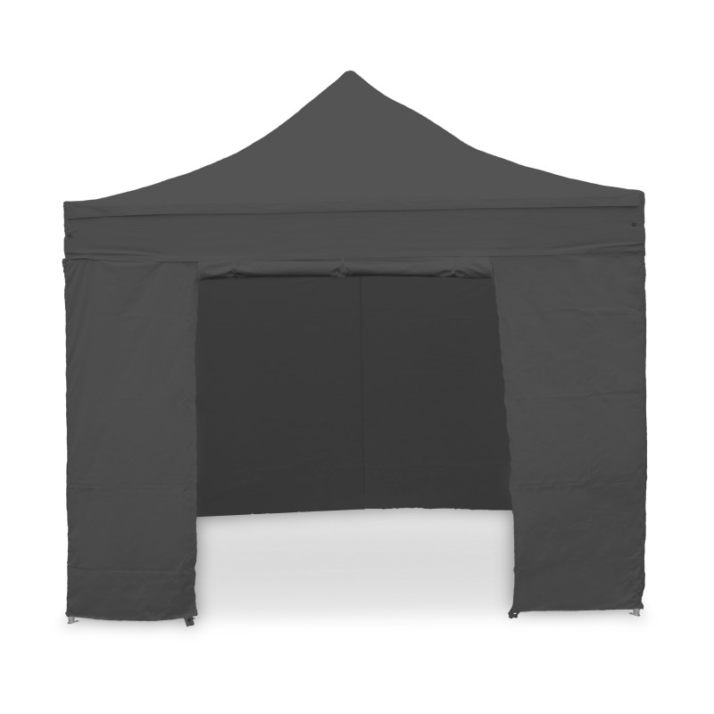 Mur porte zippable gris 4,5m - 300g/m²