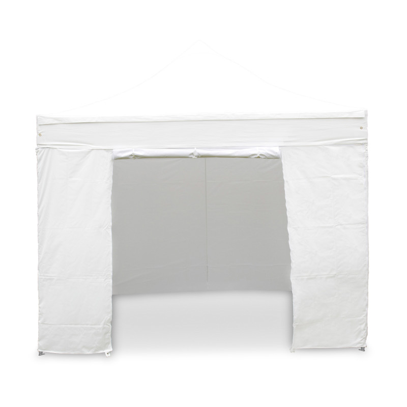 Mur porte zippable blanche 4,5m - 300g/m²