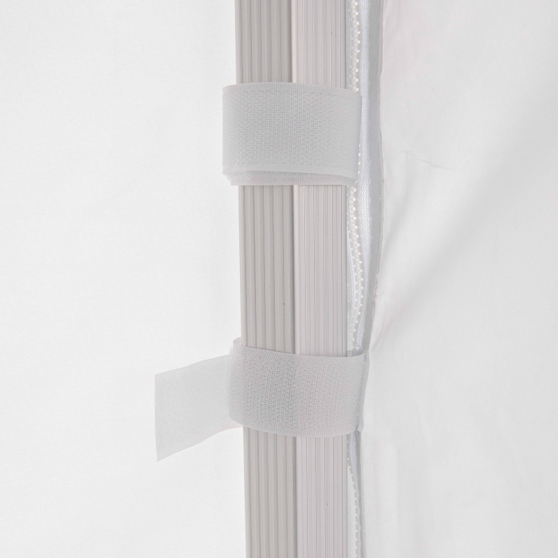 Mur porte zippable blanche 4,5m - 300g/m²