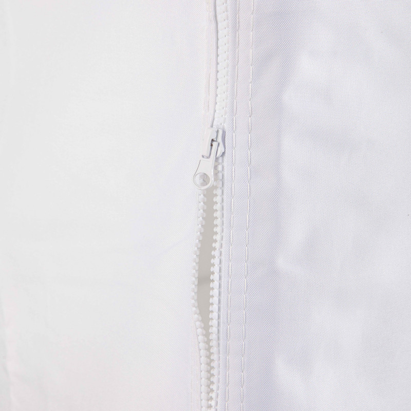 Mur porte zippable blanche 4,5m - 300g/m²