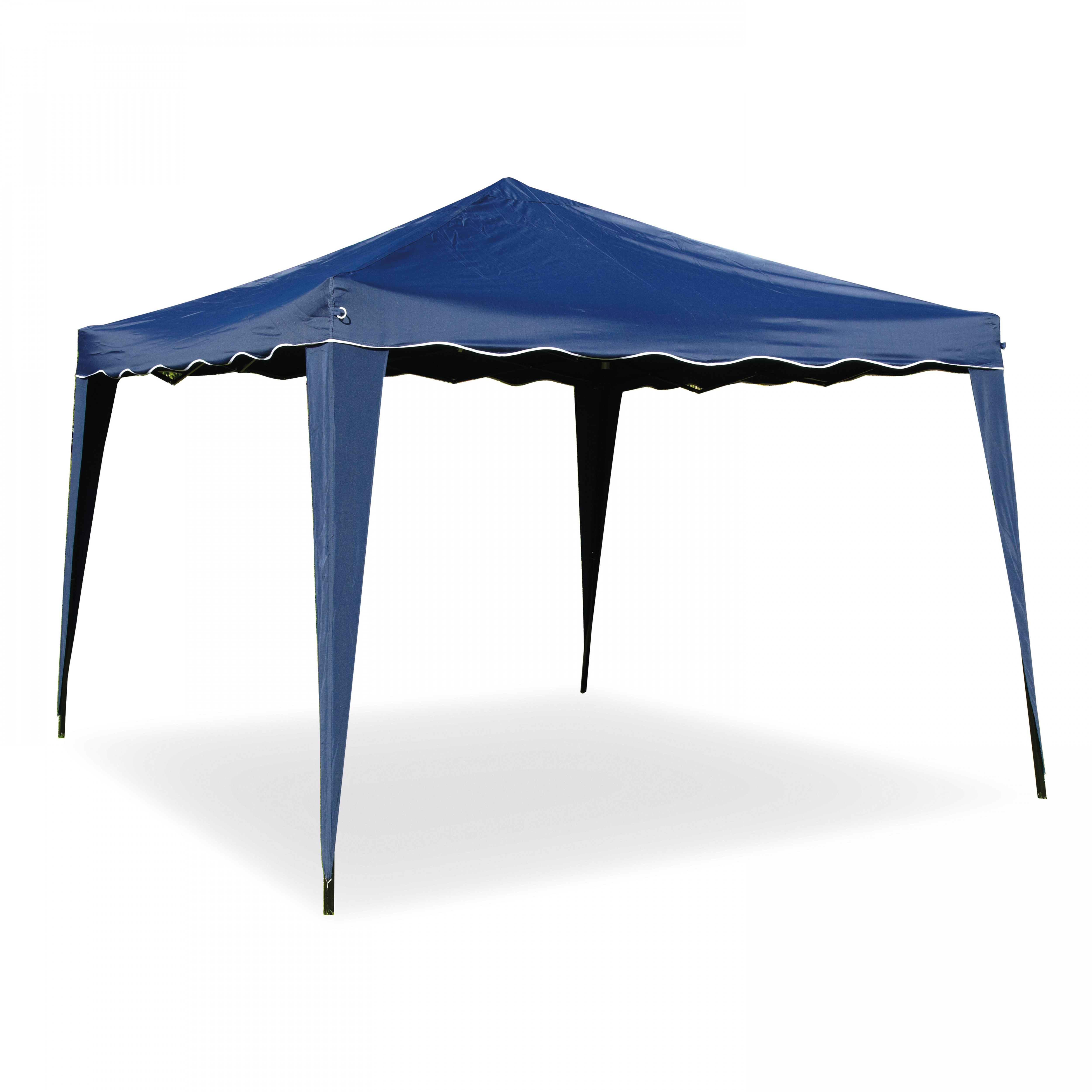 Tente pliante bleu 3x3m - 160 g/m²