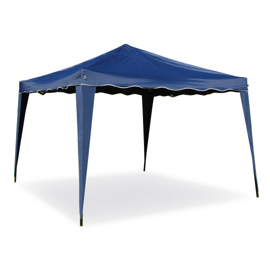 Tente pliante bleu 3x3m - 160 g/m²