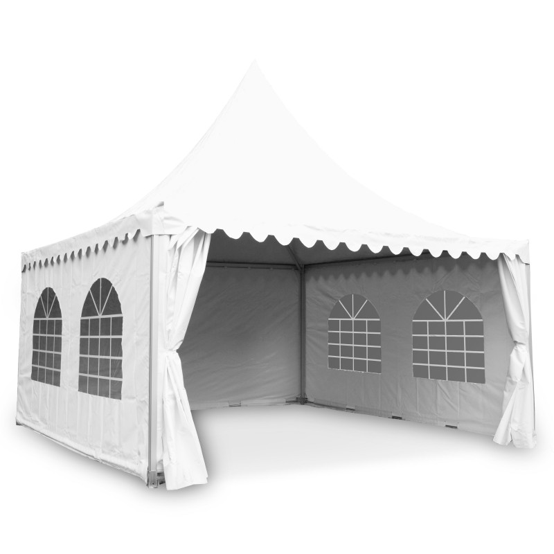 Tente pagode blanche 5x5m 850g/m² -  M2