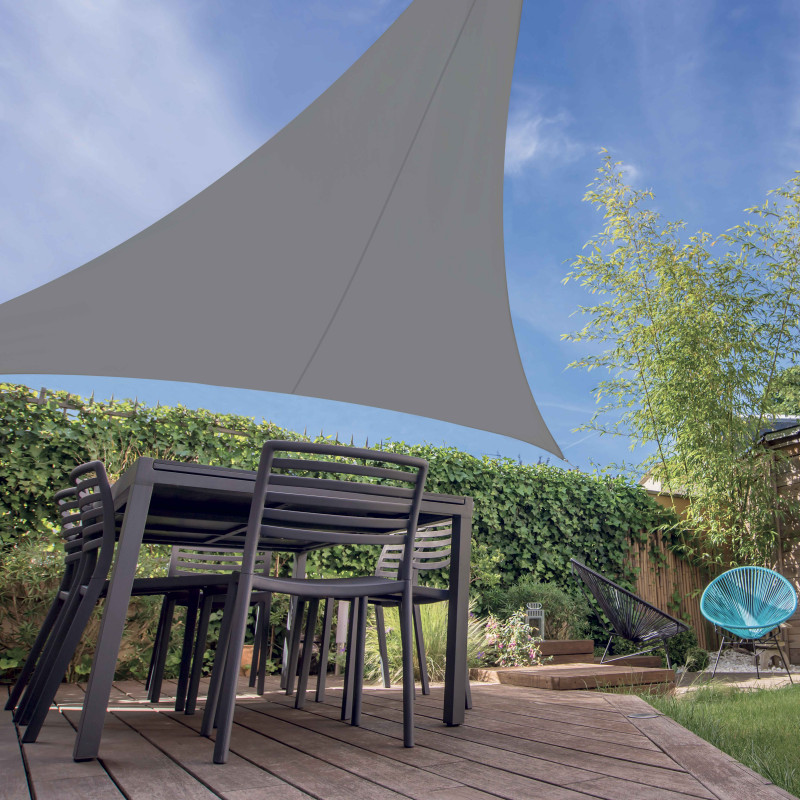 Voile d'ombrage triangulaire extensible 3,60m