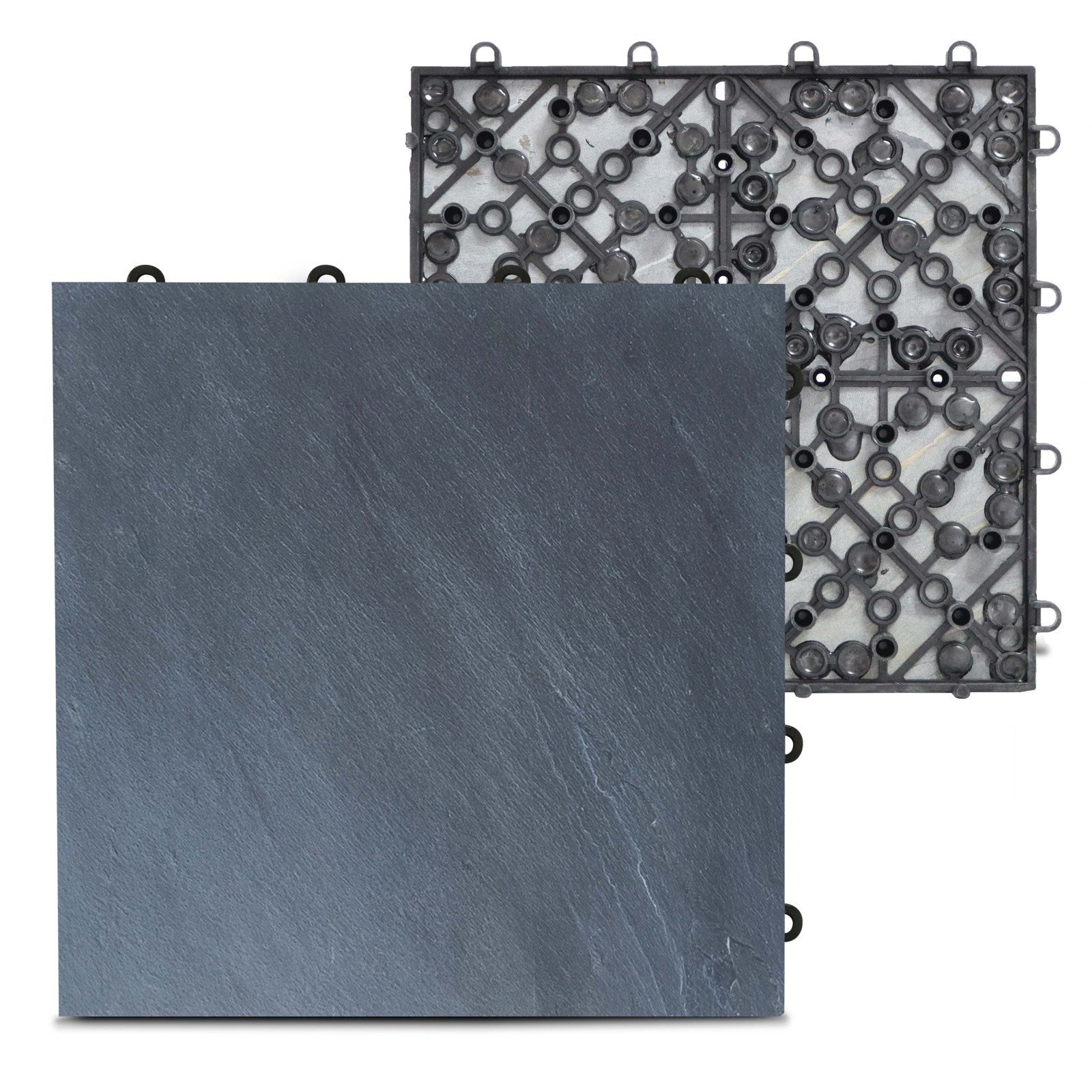 8 Dalles de terrasse pierre noire 8 Dalles de terrasse pierre noire