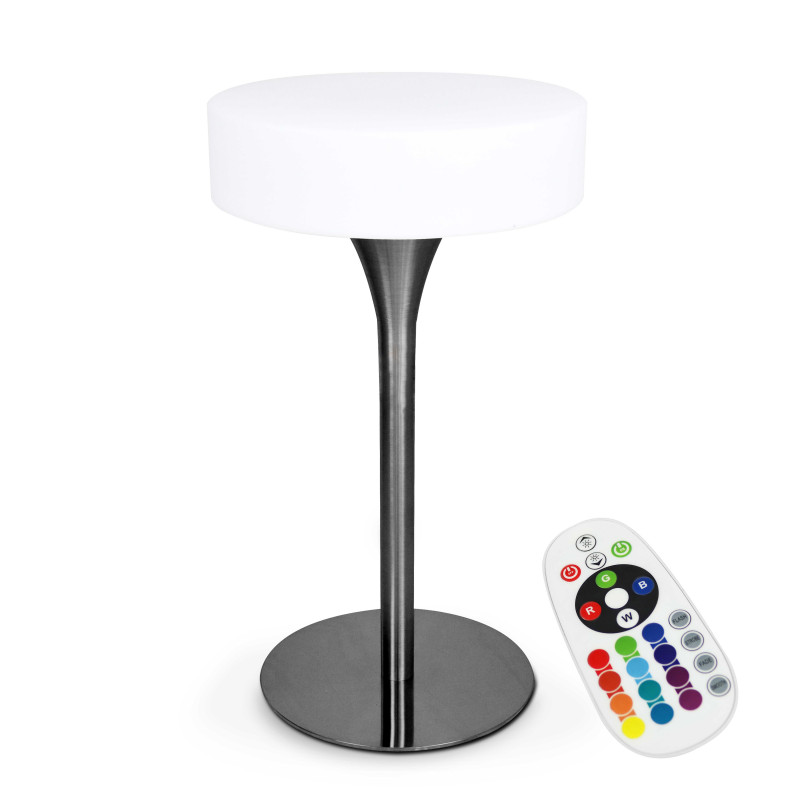 Table de bar LED étanche sans fil - 60x106cm
