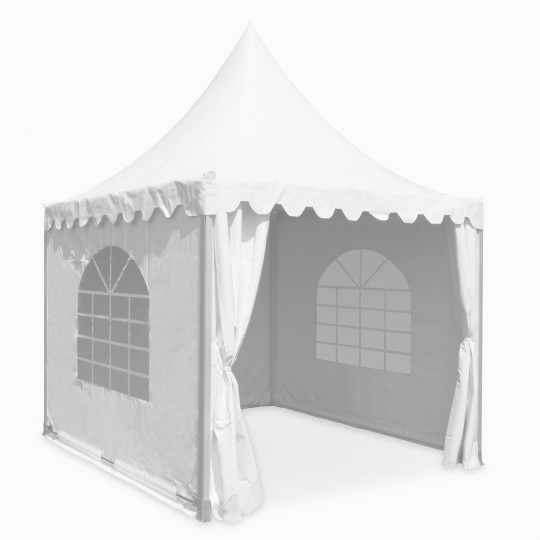 Tente pagode 3x3m 850g/m² 65MM
