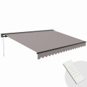 Store banne motorisé avec coffre semi-intégral - 3x4m