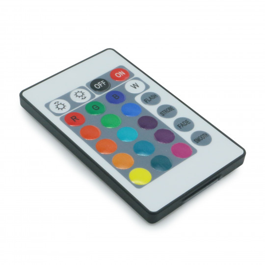Télécommande noire pour mobilier lumineux LED