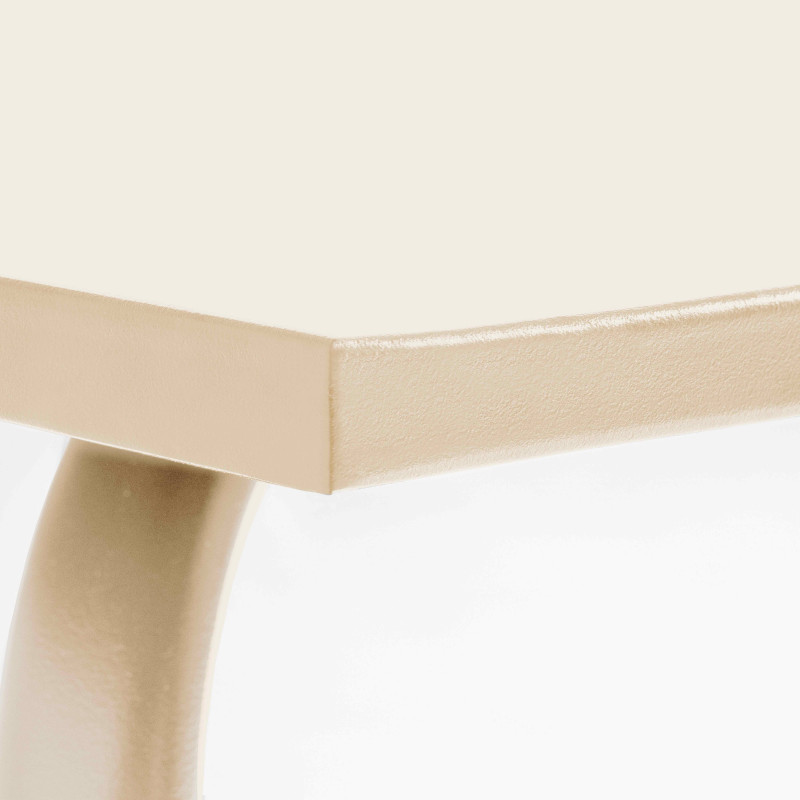 Table rectangulaire en métal (180 cm) -  8 places (5/7)