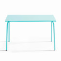 Table rectangulaire en métal (120 cm) - 4 places