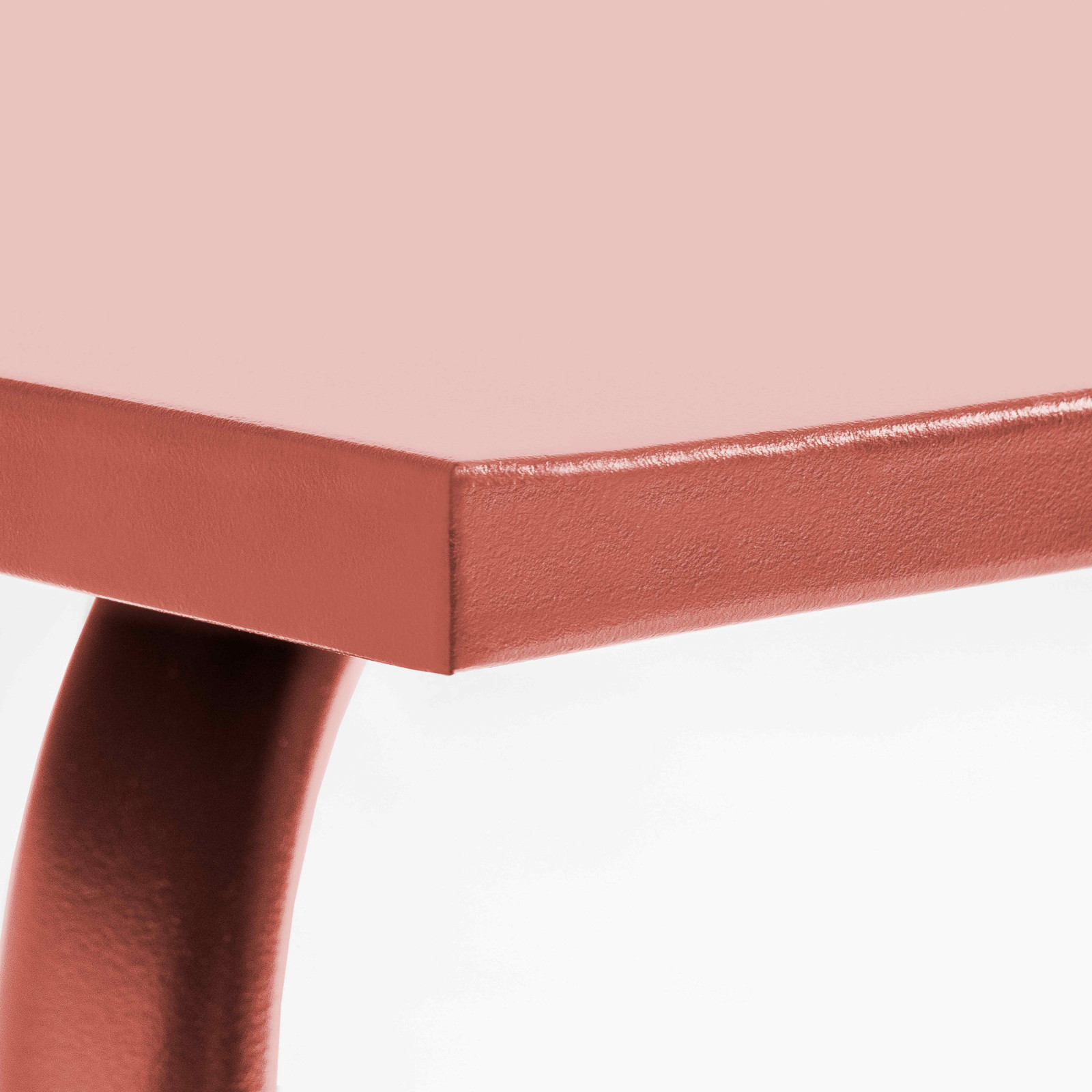 Table rectangulaire en métal (120 cm) - 4 places