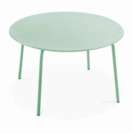 Table ronde en métal (Ø120 cm) - 6 places