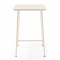 Table de bar carrée en métal (70 cm) - 4 places
