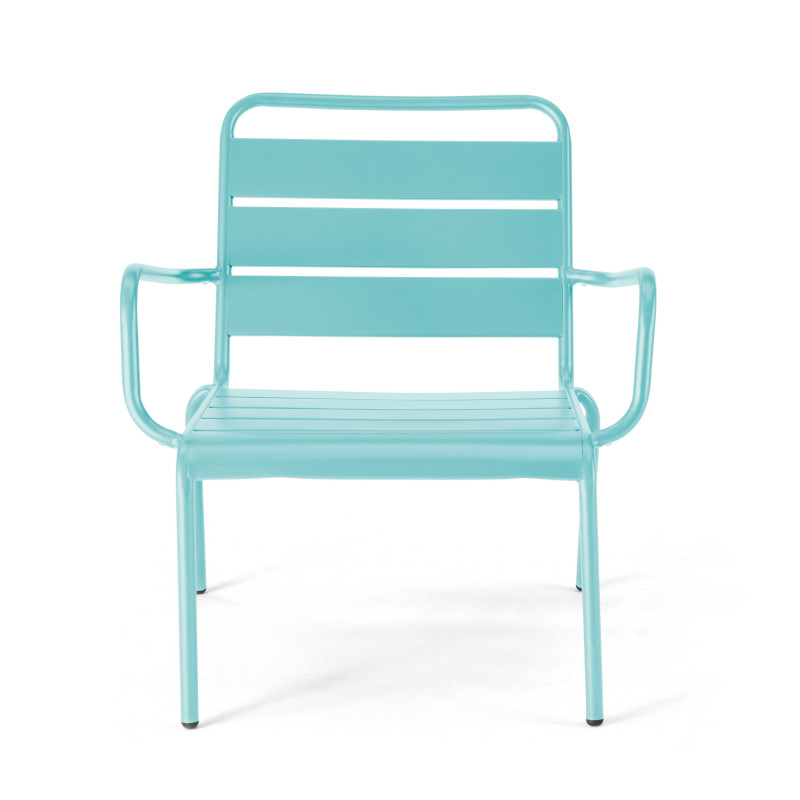 Fauteuil de terrasse bas en métal (2/5)