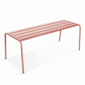 Banquette d'extérieur en métal