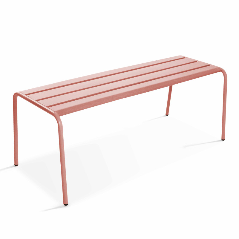 Banquette d'extérieur en métal