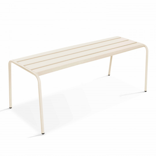 Banquette d'extérieur en métal