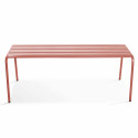 Banquette d'extérieur en métal