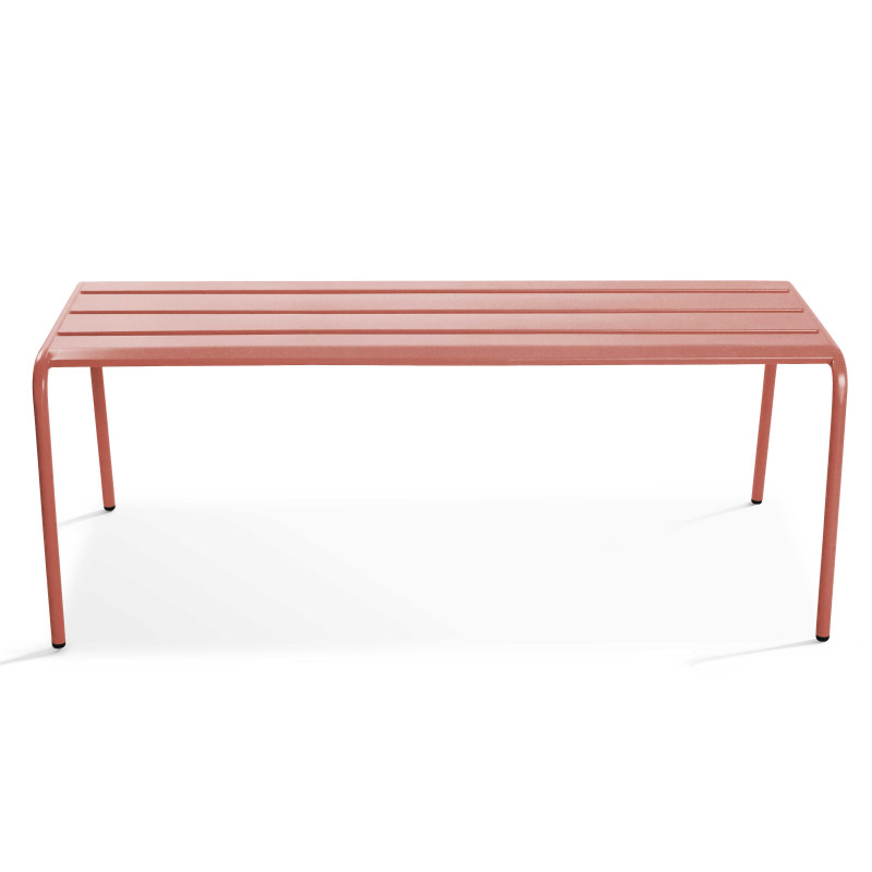 Banquette d'extérieur en métal