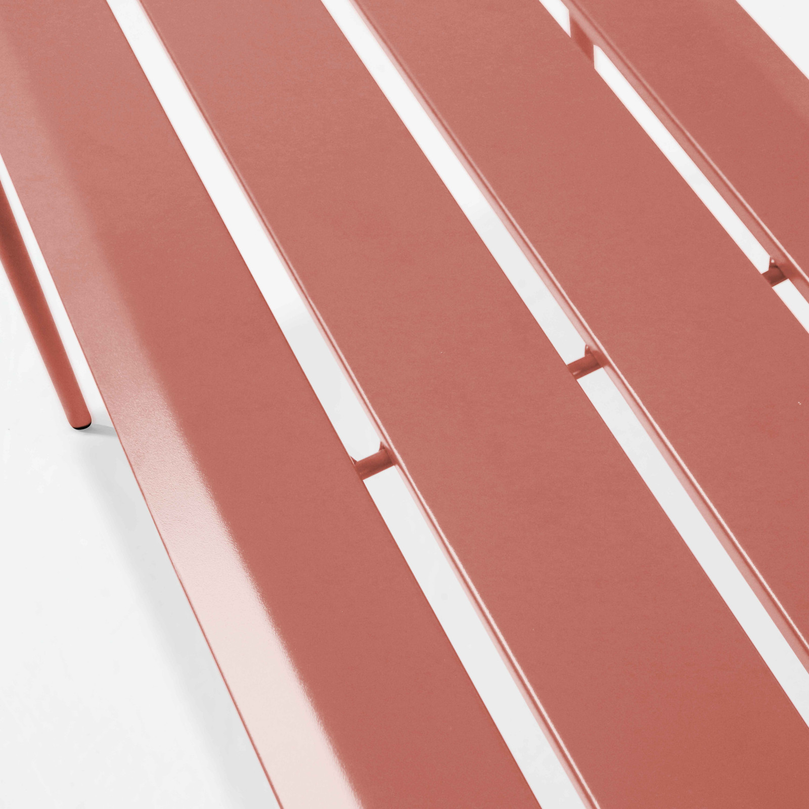 Banquette d'extérieur en métal