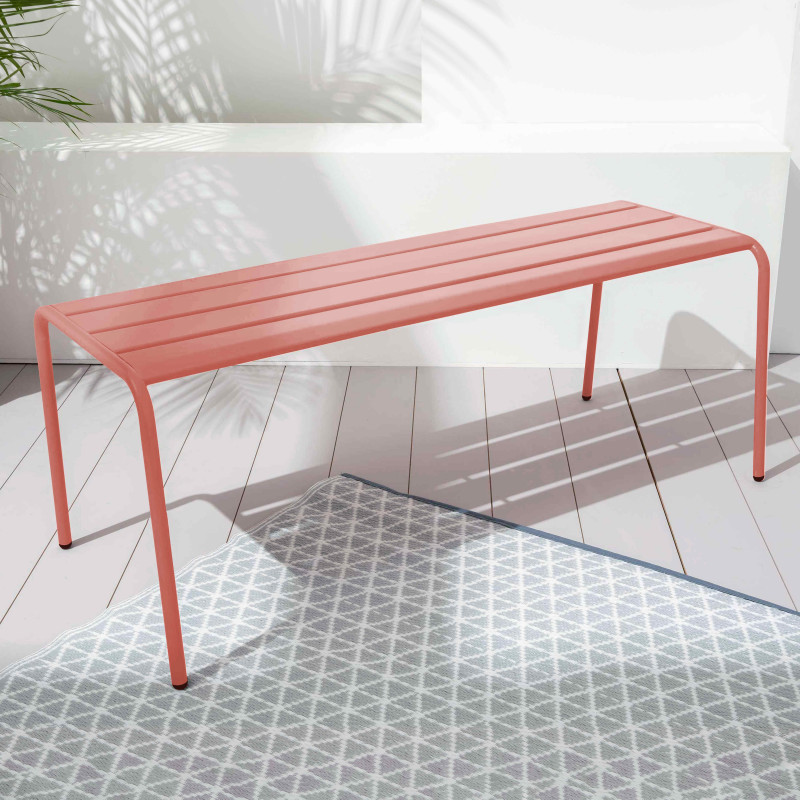 Banquette d'extérieur en métal (3/4)