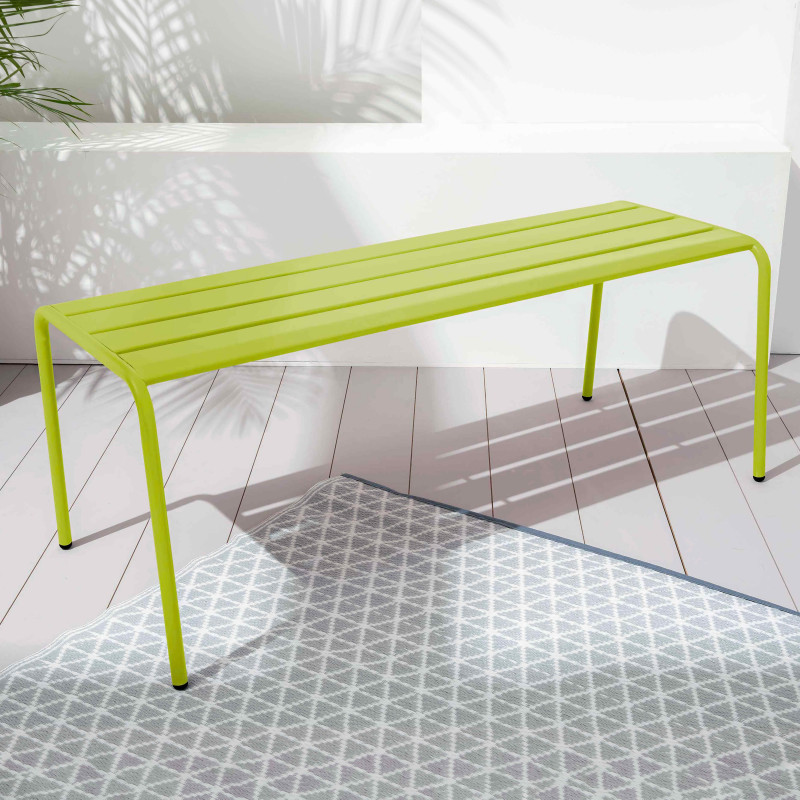Banquette d'extérieur en métal (3/4)