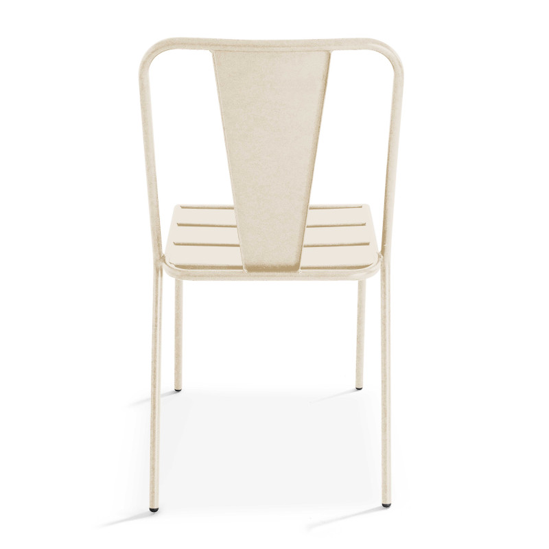 Chaise bistrot en métal (3/5)