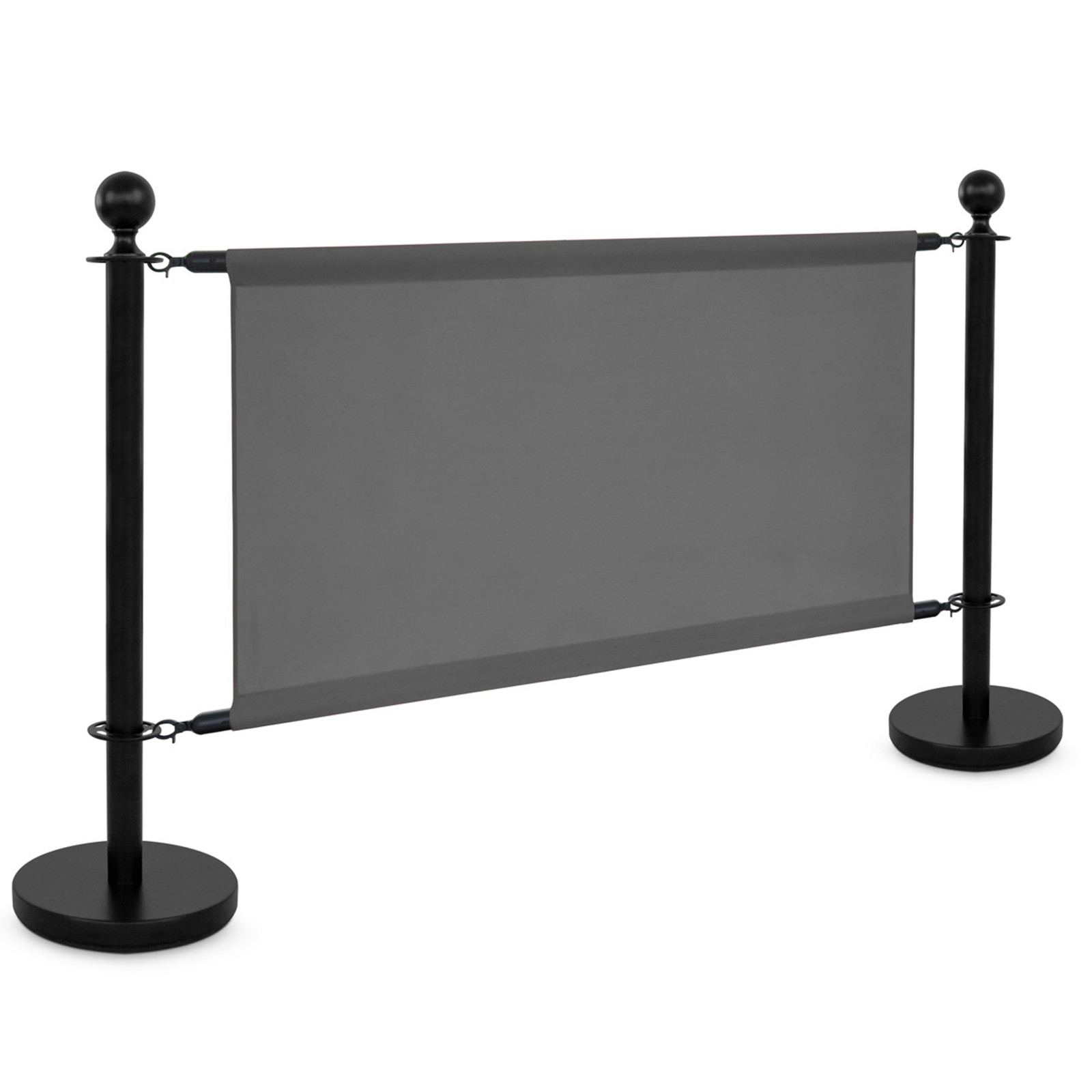 Toile grise pour séparateur de terrasse 100x69cm