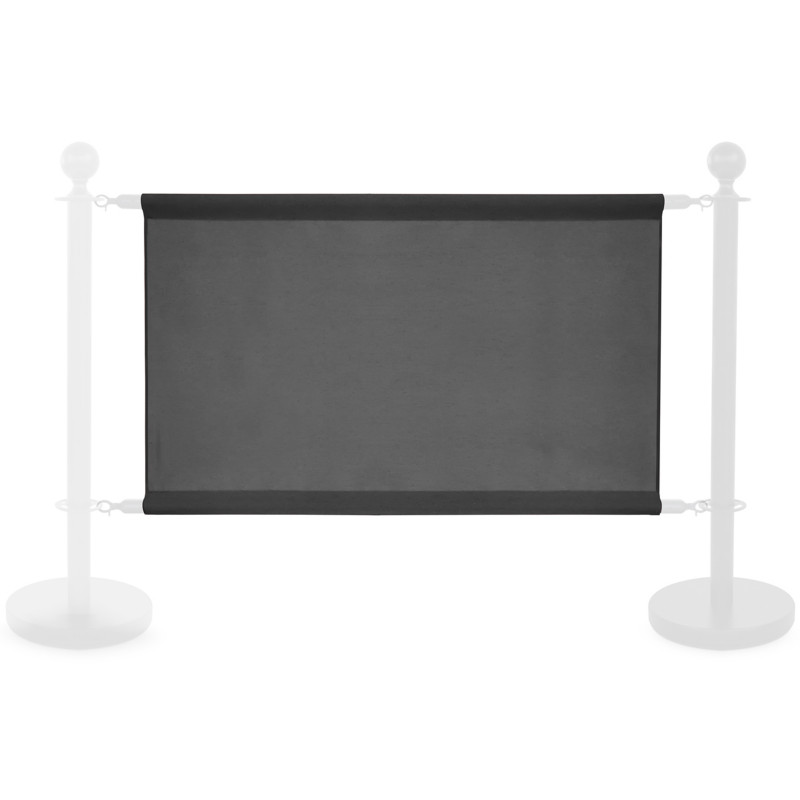 Toile grise pour séparateur de terrasse 100x69cm