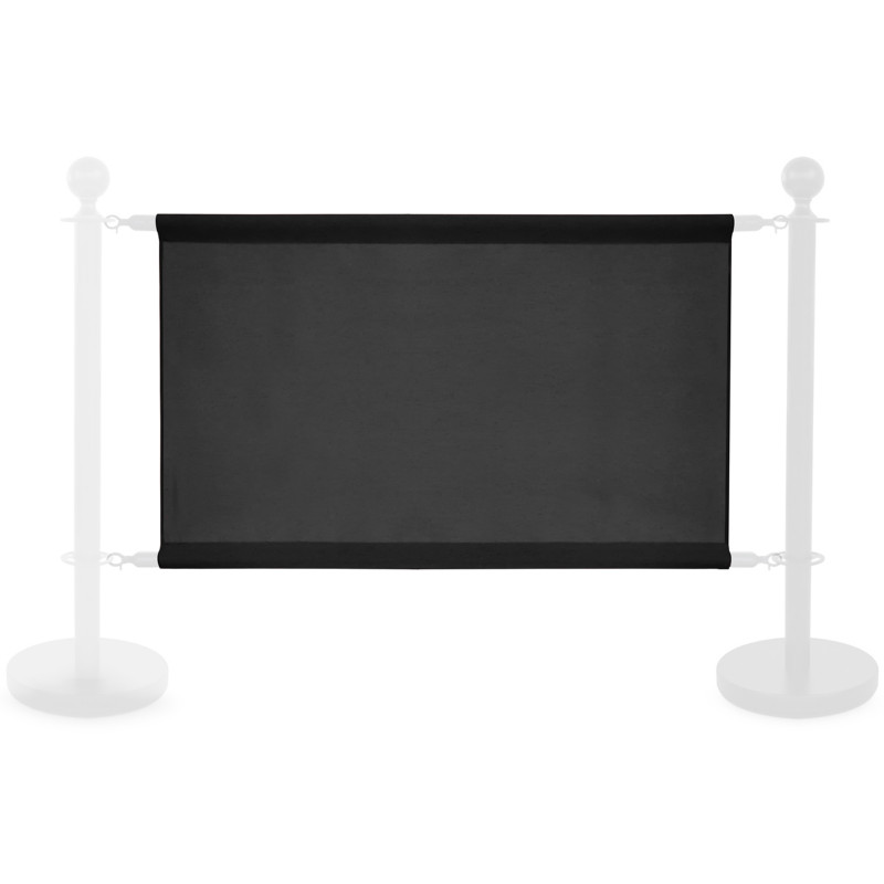 Toile noire pour séparateur de terrasse 100x69cm