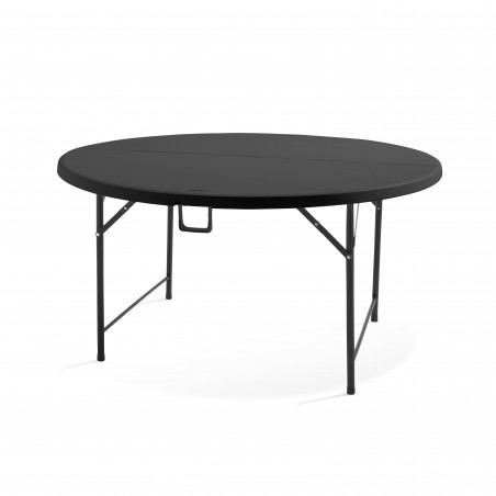 Table ronde et chaises pliantes 8 places 150cm pehd, MOBEVENTPRO