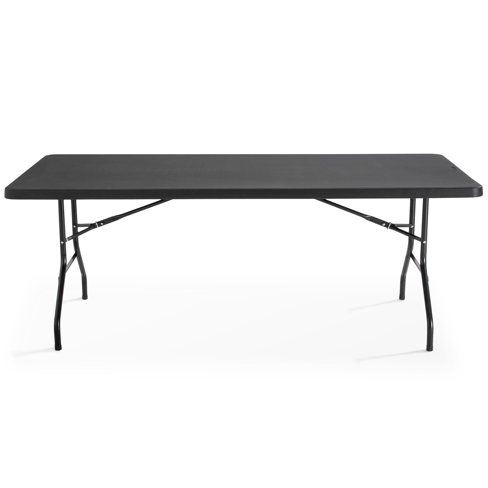 Table pliante monobloc noire 183 cm - 8 places