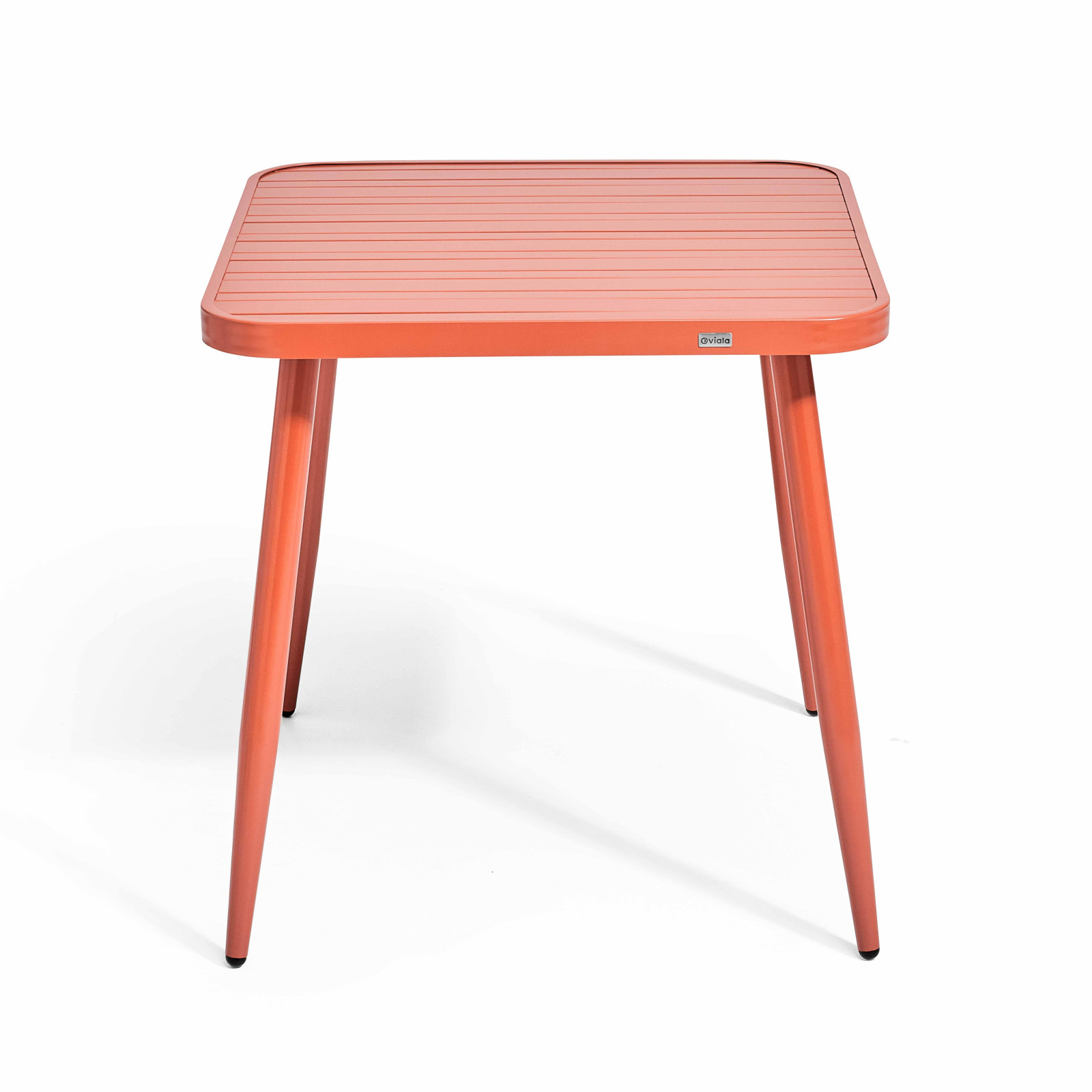 Ensemble de terrasse ( 75 x 75 x 76 cm) + 2 fauteuils en aluminium/bois