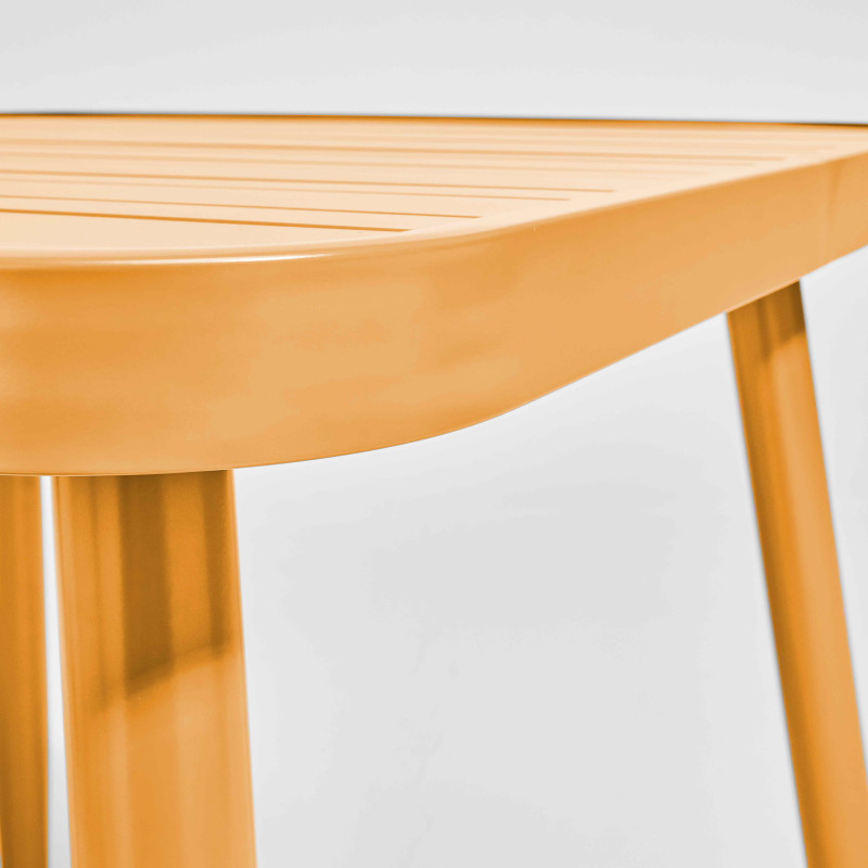 Table de terrasse rectangulaire (150 x 75 x 75 cm) en aluminium (3/6)