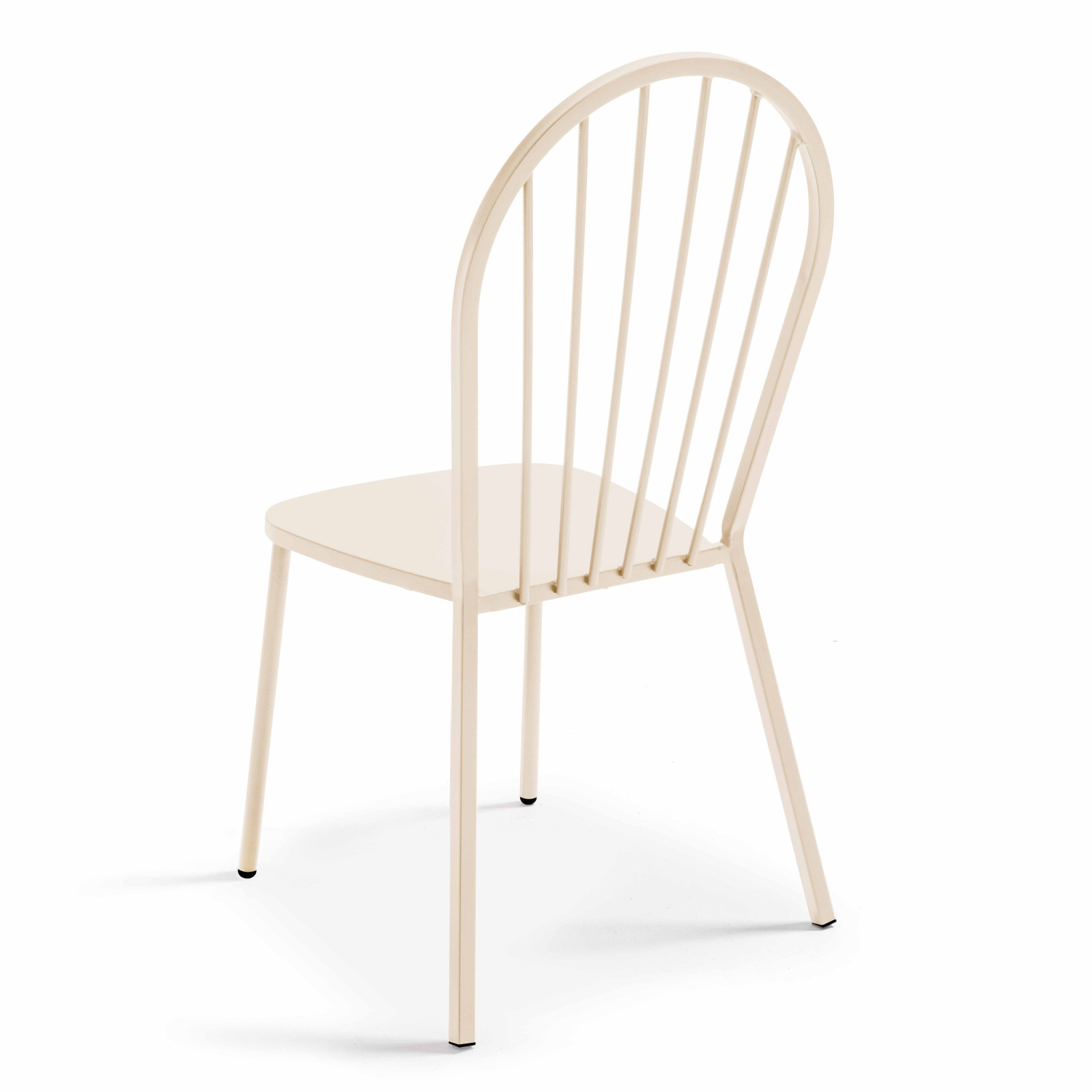 Ensemble table carrée 70 x 70 cm et 2 chaises en métal