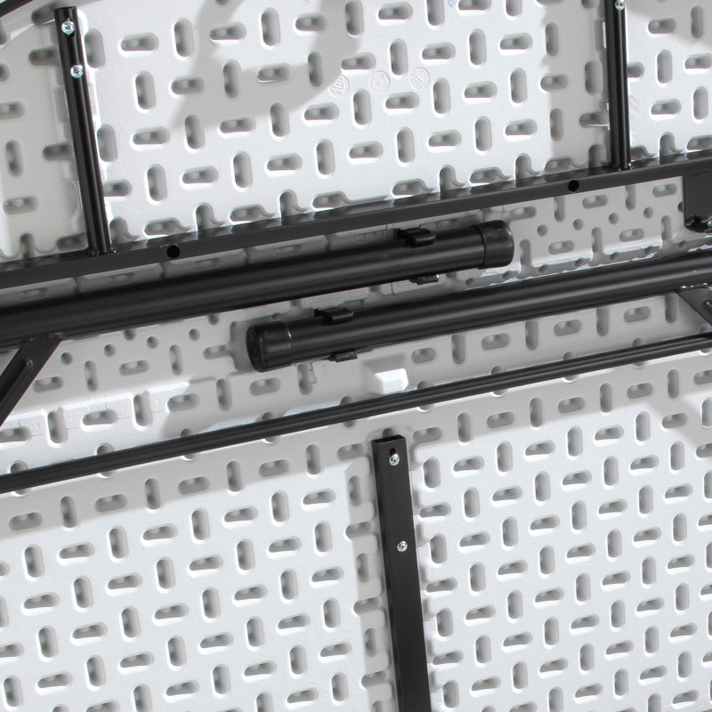 Table pliante ronde en PEHD monobloc 122 cm - 4 places