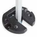Tente pliante 4x4m 300g/m² 40mm + 4 poids de lestage