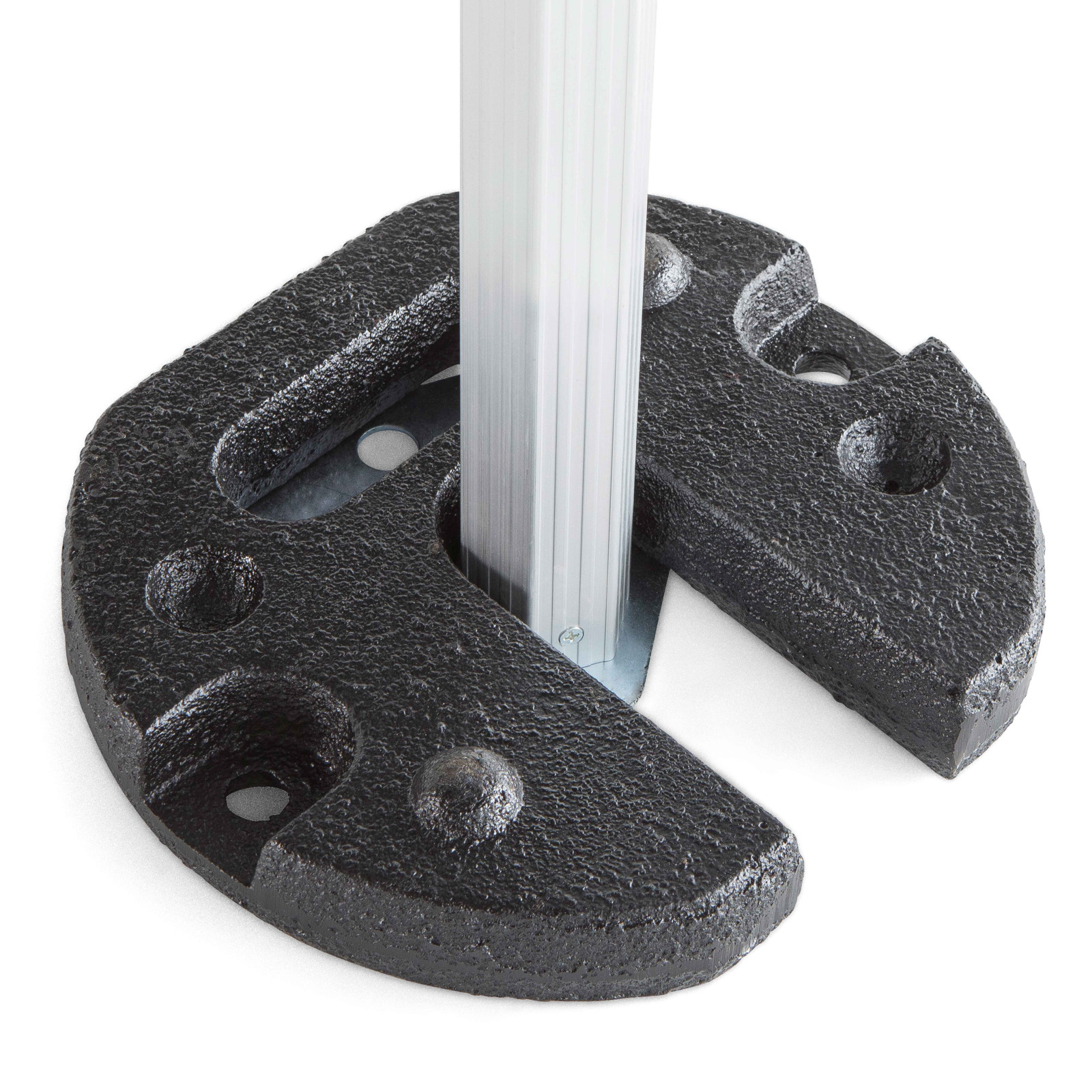 Tente pliante 4x4m 300g/m² 40mm + 4 poids de lestage