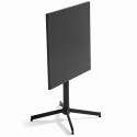 Ensemble table carrée 70 x 70 x 72 cm et 2 chaises bistrot
