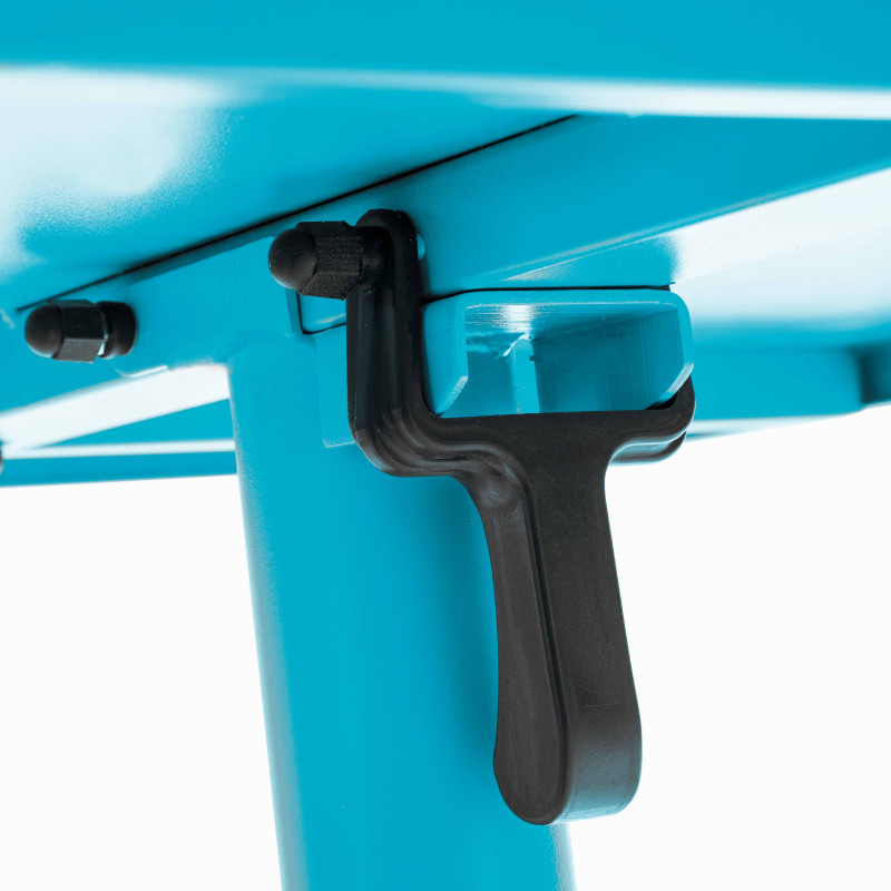 Ensemble table carrée 70 x 70 x 72 cm et 2 chaises bistrot (3/7)