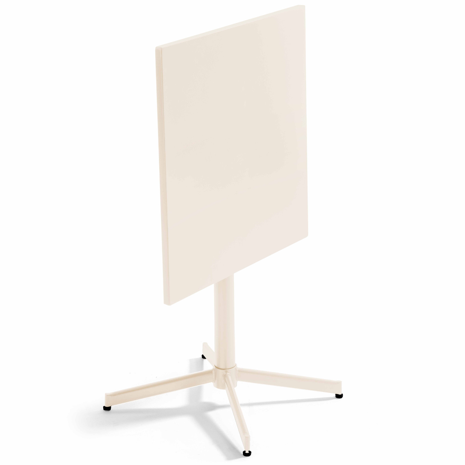 Ensemble table carrée inclinable 70 x 70 cm et 2 chaises en métal