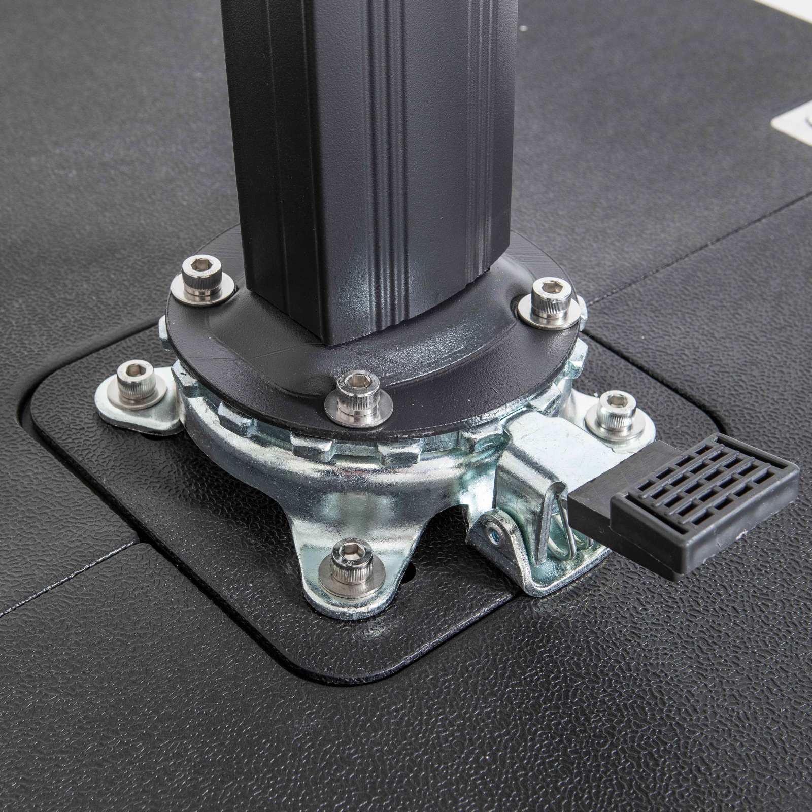 Pied de parasol lesté avec 2 roulettes - 110L