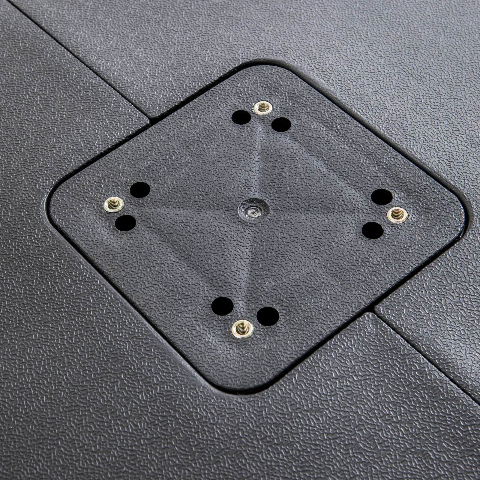 Pied de parasol lesté avec 2 roulettes - 110L