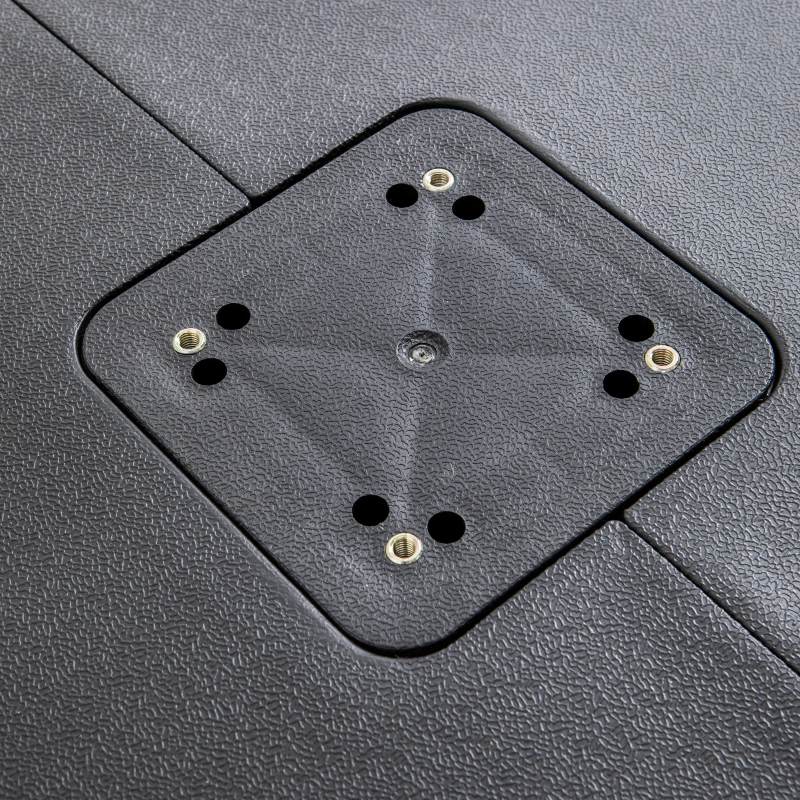 Pied de parasol lesté avec 2 roulettes - 110L