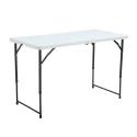 Table pliante 122cm en PEHD - 4 places