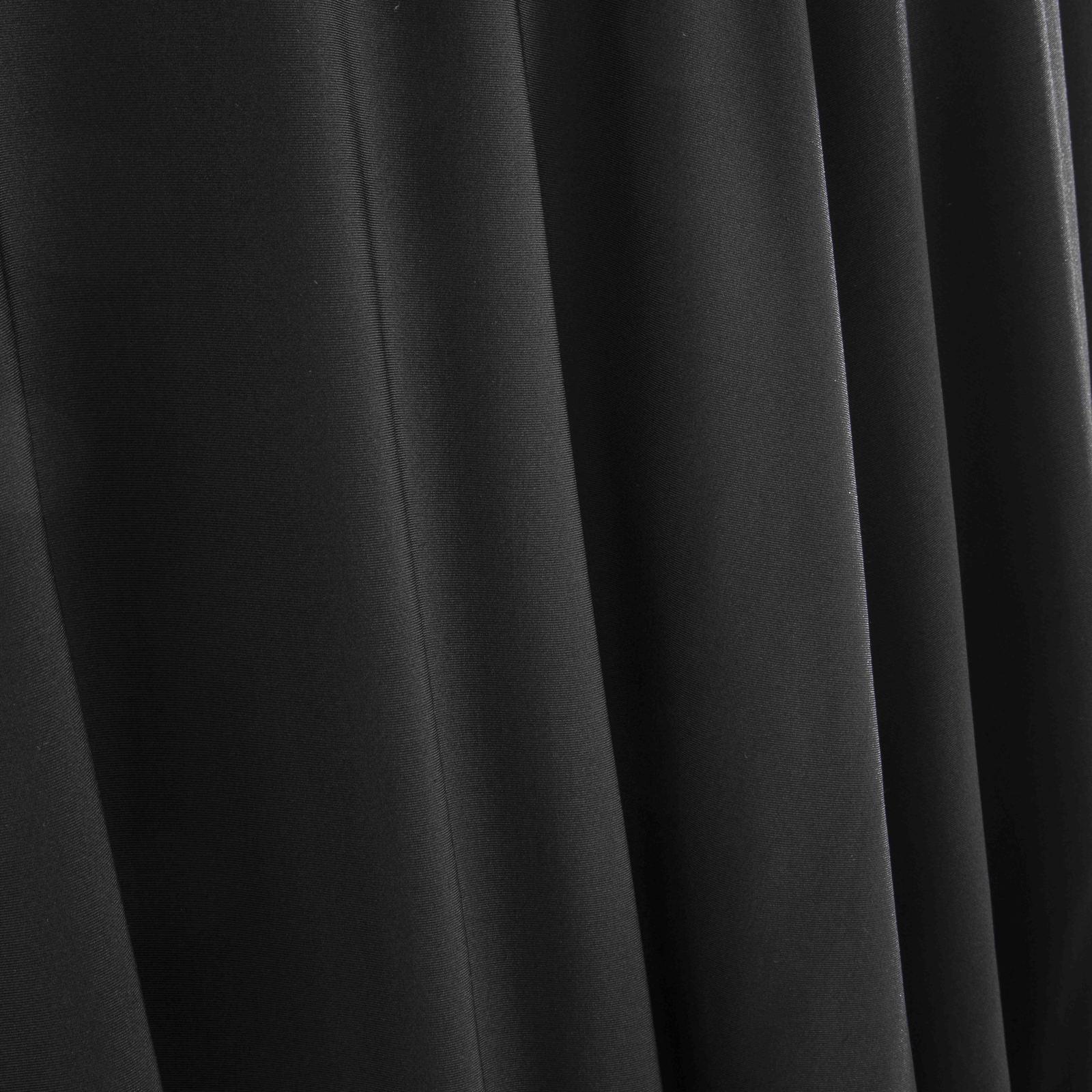 Nappe housse élastique pour table ronde 150cm noire